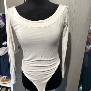 Elegant White Women's Bodysuit